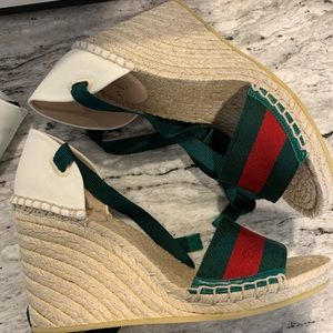 Gucci Lilibeth wedge espadrille